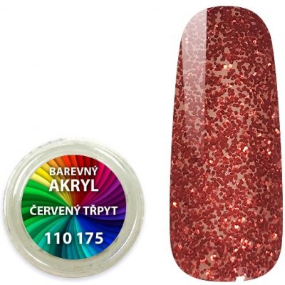 Expa nails akryl pudr třpytkový červený třpyt 4 ml – Zboží Dáma