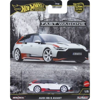 Hot Wheels Premium Car Culture Fast Wagons Audi RS 6 Avant – Hledejceny.cz