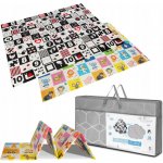 Bocioland Skládací pěnová podložka oboustranná Happy day – Zboží Dáma