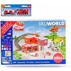 Siku Auto World požární stanice s hasičskými auty