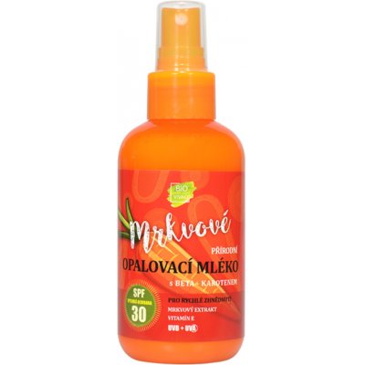 Vivaco Mrkvové opalovací mléko SPF30 s betakarotenem 150 ml – Zboží Mobilmania