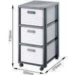 Rotho plast 3 patra, Country 87 l – Sleviste.cz