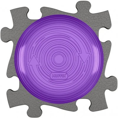 Muffik Set aktivních podložek Rotana Šedá/Fialová perleť – Zboží Dáma