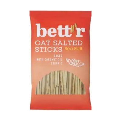 Bett´r Bio ovesné solené tyčinky Mořská sůl 50 g – Sleviste.cz