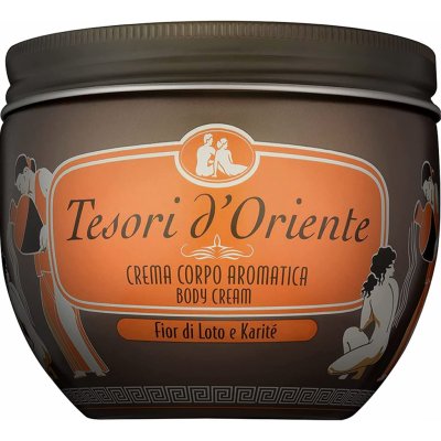 Tesori d'Oriente Fiori di Loto e Karité parfémovaný tělový krém 300 ml – Zboží Dáma