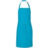 Zástěra Link Kitchen Wear Gastro zástěra X986 Turquoise Pantone 312 72 x 85 cm