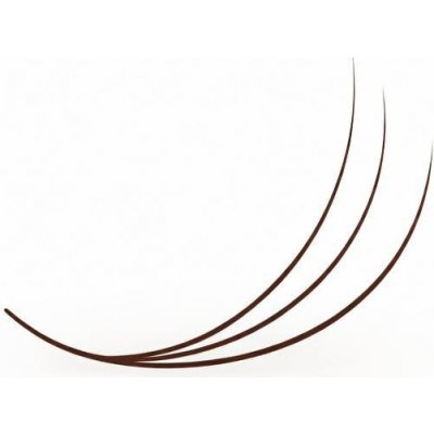 Luxury Lashes 3D Premium Řasy v Hotovém vějířku MIX - BROWN CHOCOLATE Zakřivení umělých řas: CC, Délka umělých řas: Mix délek 7-12 mm, Tloušťka řas: 007 – Zboží Dáma