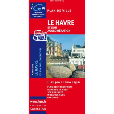 Le Havre 1:12,5t plán města