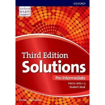 Solutions: Pre-Intermediate: Students Book A Units 1-3