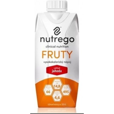 NUTREGO FRUTY S PŘÍCHUTÍ JAHODA POR SOL 12X330ML – Hledejceny.cz