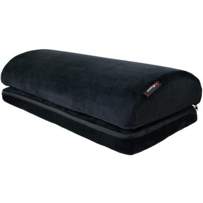 AROZZI Foot Rest Soft Fabric Velvet Black/ ergonomický polštář pod nohy/ sametově černý – Zboží Mobilmania