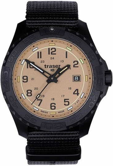 Traser P96 OdP Color Sand Nato Black