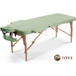 Fabulo USA Dřevěný masážní stůl Fabulo UNO Set 186x71 cm bledě zelená 186 x 71 cm 13,2 kg – Sleviste.cz