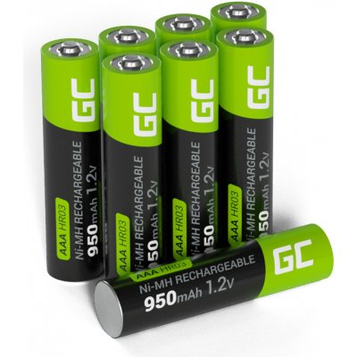 Green Cell AAA 950 mAh 8ks HR6 – Zboží Živě