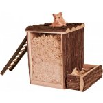 Natural Living domeček a hrací věž s žebříkem 25 x 24 x 20 cm – Hledejceny.cz