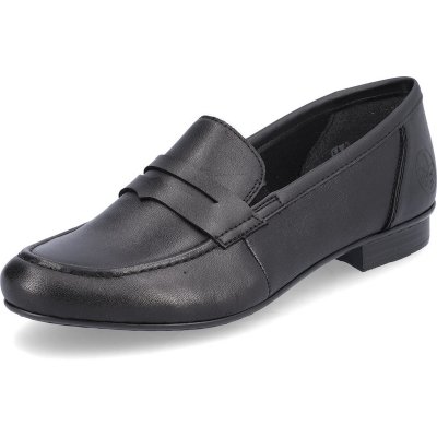 Rieker černé mokasíny 51954-01 černé – Zboží Dáma