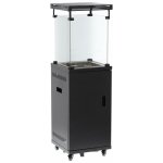Aldotrade BISTRO 136cm černý – Hledejceny.cz