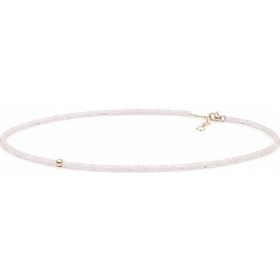 Eppi Stříbrný s růženinovými korálky rosa N44162 – Hledejceny.cz