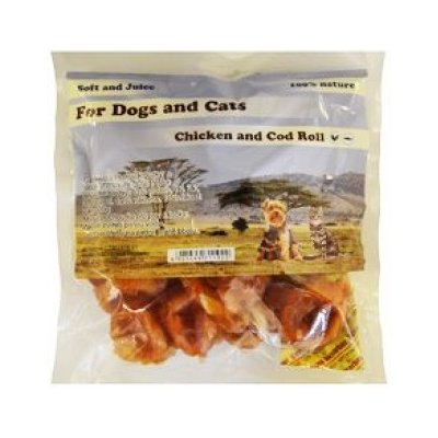 For Dogs and Cats Tresčí kroužky s kuřecím masem měkké 230 g – Zbozi.Blesk.cz