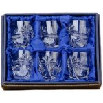 Crystalite Bohemia Bohemia Crystal Broušené sklenice na likér destiláty panák Quadro 6 x 55 ml – Zbozi.Blesk.cz