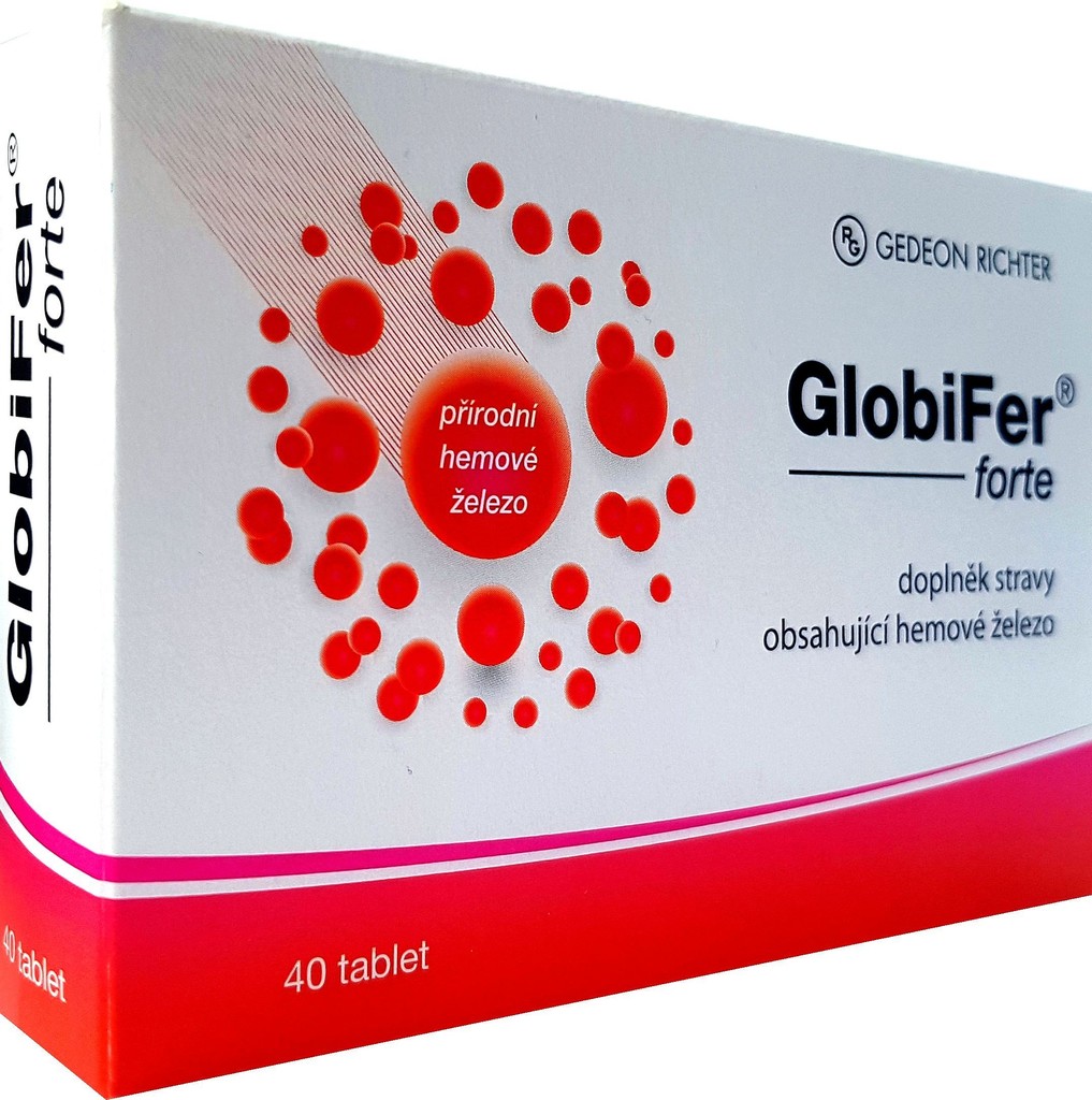 Gedeon Richter GlobiFer Forte 40 tablet od 401 Kč - Heureka.cz