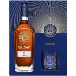 Metaxa 12* 40% 0,7 l (kazeta 2 sklenice) – Zboží Dáma