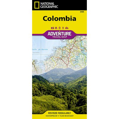 Kolumbie Adventure Map GPS komp. NGS – Zboží Mobilmania
