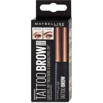 Maybelline Tattoo Brow Eyebrow Color Medium Brown 4,6 g – Zboží Dáma