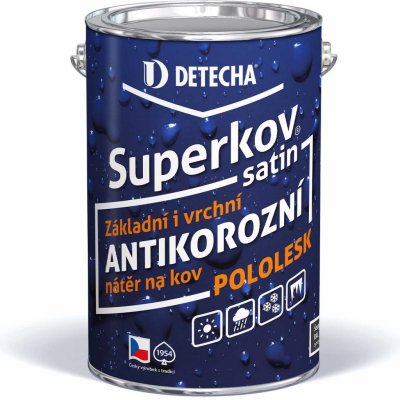 Detecha SUPERKOV SATIN 5kg šedý (antracit) RAL 7016 – Hledejceny.cz