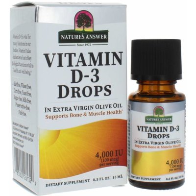 Natures Answer Vitamin D-3 15 ml – Hledejceny.cz
