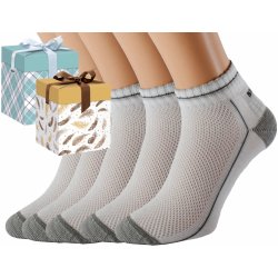 KUKS zdravotních ponožek EMIL 5 párů Bílé