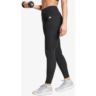 adidas ESSENTIALS 3 STRIPES LEGGINGS Dámské legíny černá – Zboží Dáma
