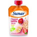 Sunar Ovocná kašička jahoda banán oves 6m+ 120 g – Zboží Dáma
