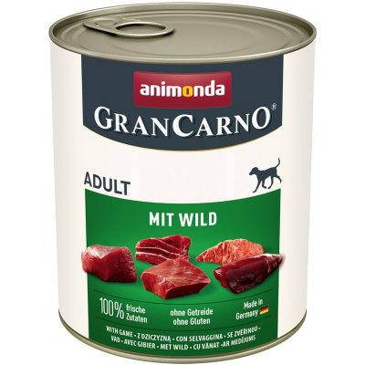 Animonda Gran Carno Adult hovězí & zvěřina 6 x 800 g