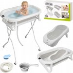 Orsetto Skládací vanička se stojanem a lehátkem šedá – Zboží Dáma