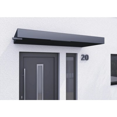 Gutta BS Plus 200 antracit 200x90 cm včetně chrliče vody vlevo – Hledejceny.cz
