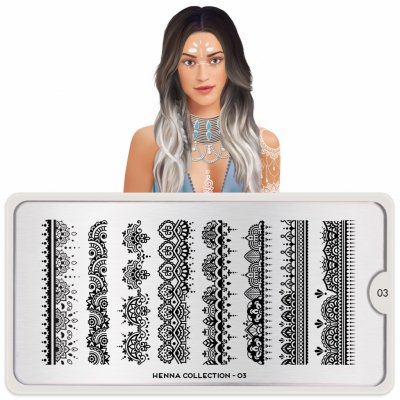 Image destička MoYou Henna 03 – Zboží Dáma