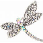 Biju Brož vážka stříbrná holografické zirkony 2045-1 9002045-1 – Sleviste.cz