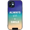 Pouzdro a kryt na mobilní telefon Apple Mobiwear Glossy - Apple iPhone 12 - G074G Smile