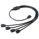 Akasa RGB LED splitter - prodlužovací pásek, AK-CBLD04-50BK – Zboží Živě