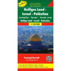 Izrael Palestina Svatá země mapa 1:150 000