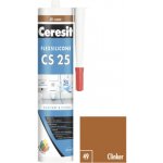 Ceresit CS 25 sanitární silikon 280 g clinker – Zboží Mobilmania