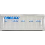 Anabox Dávkovač na léky 7 Bílá – Zboží Mobilmania