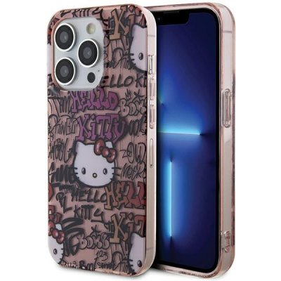 Sourcing Hello Kitty HKHCP13LHDGPTP iPhone 13 Pro / 13 6.1 růžové/růžové pevné IML Tags Graffiti – Hledejceny.cz