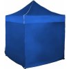 Zahradní stan a altán Expodum Nůžkový stan 2x2m ocelový Modrá 4 boční plachty