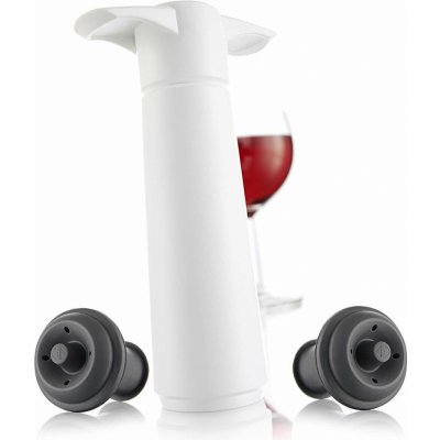 09812606 Vacu Vin vak. pumpa na víno bílá v krabičce (1 pumpa, 2 zátky) – Zboží Mobilmania