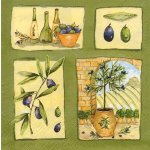 Ubrousky 33x33 cm OLIVY – Zboží Mobilmania