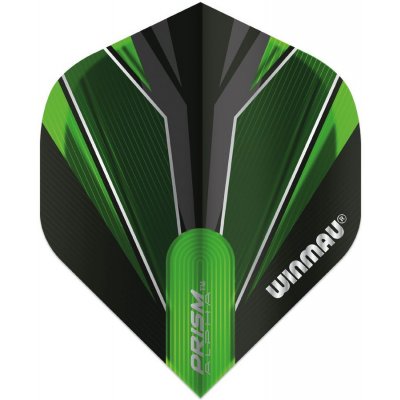 Winmau Prism Alpha černo-zelené, standardní