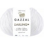 Gazzal Příze Darling 551 sněhově bílá – Hledejceny.cz