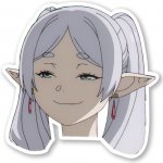 Frieren: Beyond Journey's End Samolepka Frieren meme face – Zboží Živě